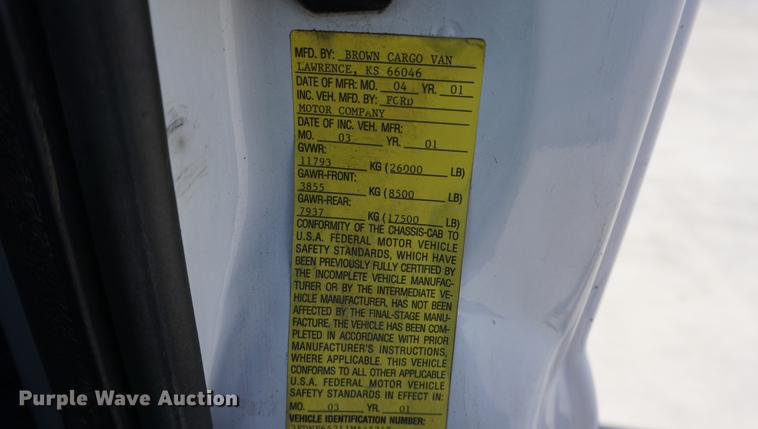 image for item DD6514 2001 Ford F650 Super Duty truck cab and chassis