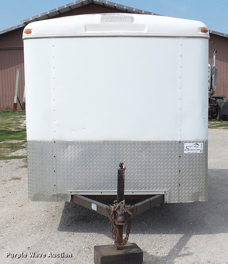 image for item DD7361 2000 Doolittle enclosed cargo trailer