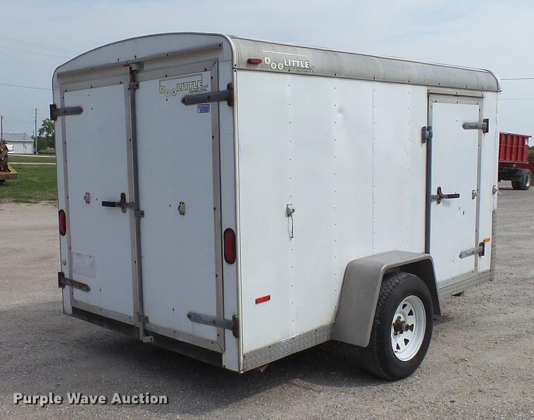 image for item DD7361 2000 Doolittle enclosed cargo trailer