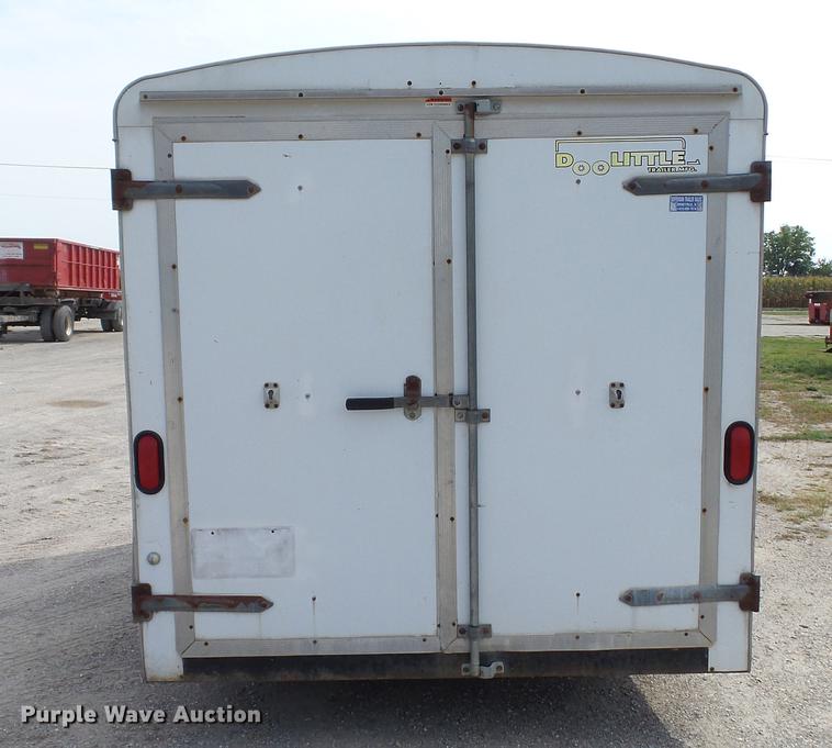 image for item DD7361 2000 Doolittle enclosed cargo trailer