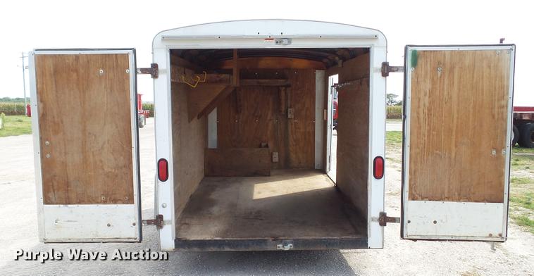 image for item DD7361 2000 Doolittle enclosed cargo trailer