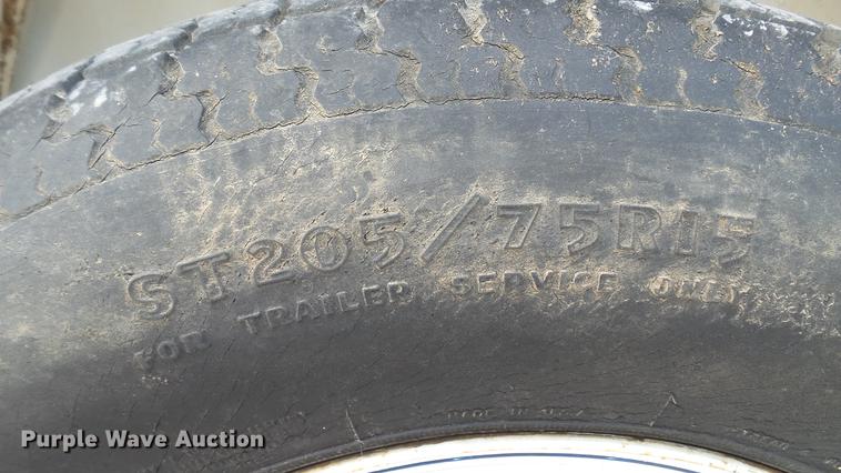 image for item DD7361 2000 Doolittle enclosed cargo trailer