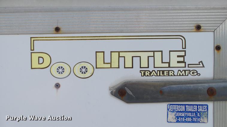 image for item DD7361 2000 Doolittle enclosed cargo trailer