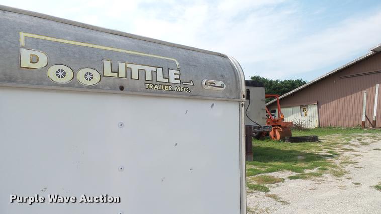 image for item DD7361 2000 Doolittle enclosed cargo trailer