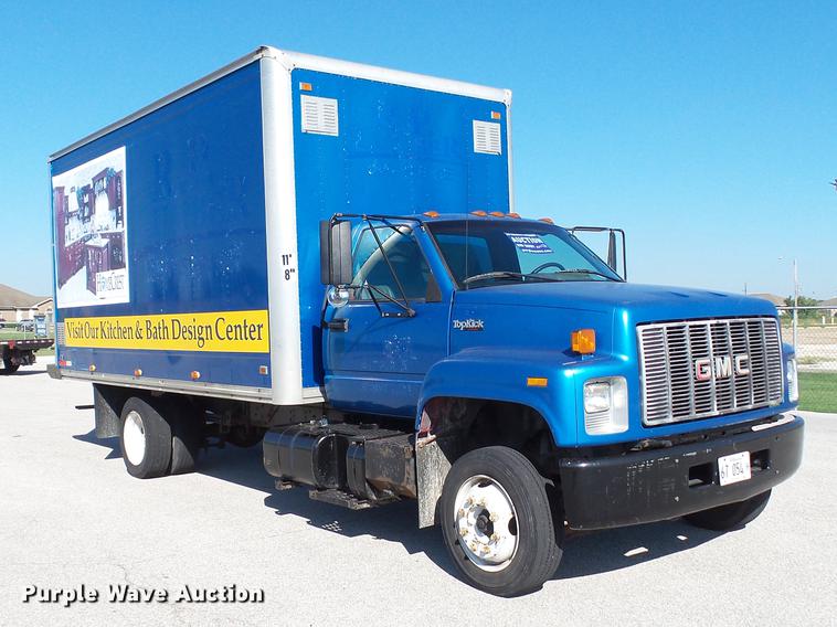 image for item DD7406 1996 GMC TopKick Lo-Pro box truck