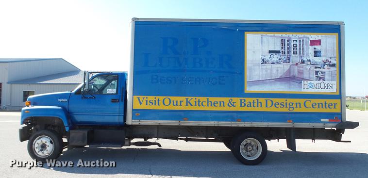 image for item DD7406 1996 GMC TopKick Lo-Pro box truck