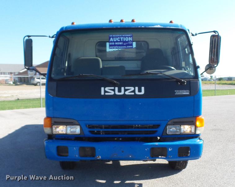 image for item DD7407 2003 Isuzu NPR dump flatbed truck