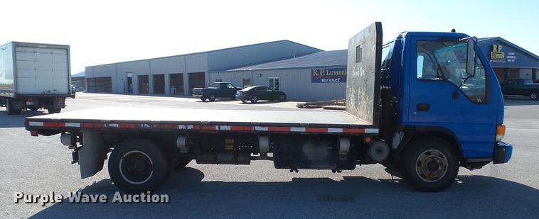 image for item DD7407 2003 Isuzu NPR dump flatbed truck