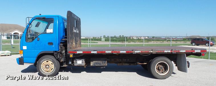 image for item DD7407 2003 Isuzu NPR dump flatbed truck