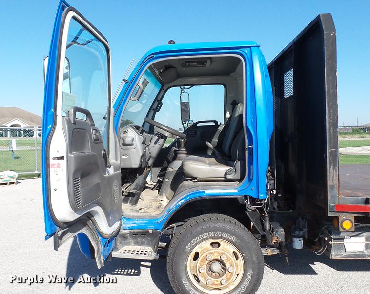 image for item DD7407 2003 Isuzu NPR dump flatbed truck