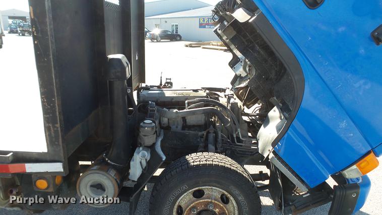 image for item DD7407 2003 Isuzu NPR dump flatbed truck