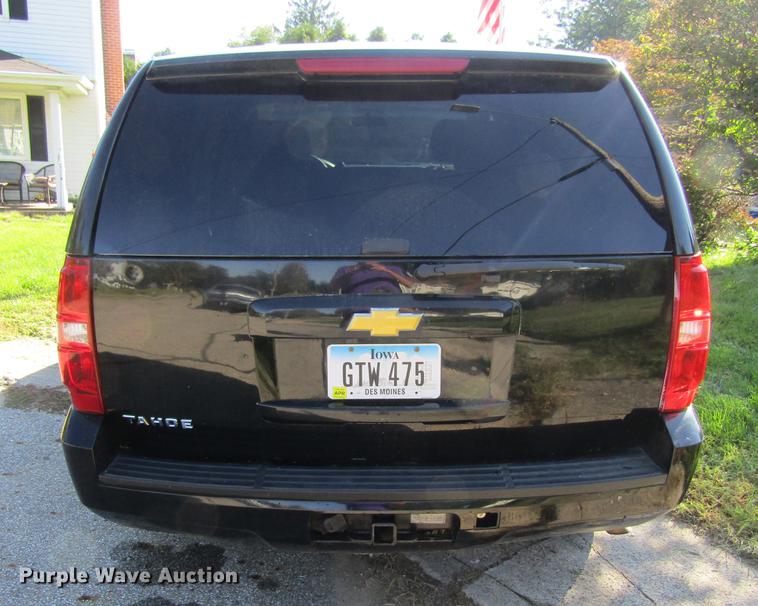 image for item DF3860 2012 Chevrolet Tahoe Police SUV