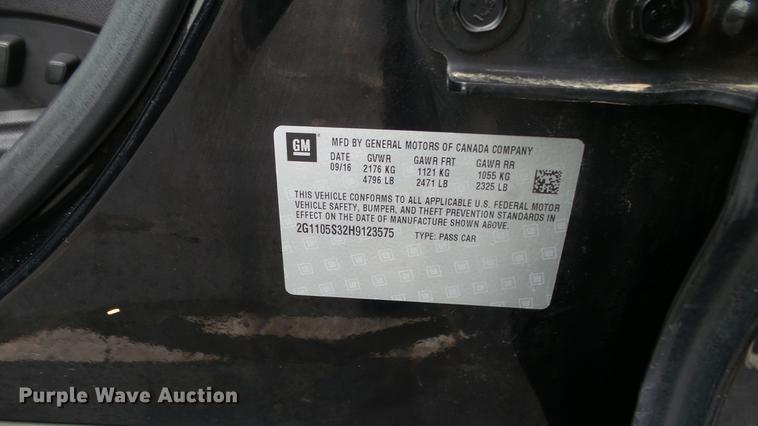 image for item DF4340 2017 Chevrolet Impala LT