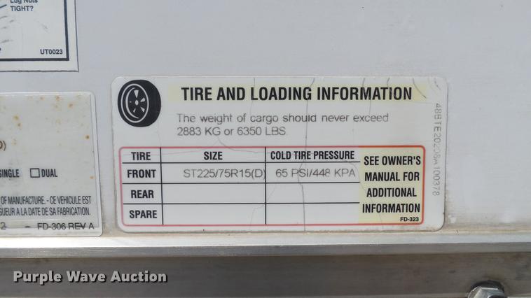 image for item DM9871 2008 United Express Line UXT-B.520TA52 enclosed cargo trailer