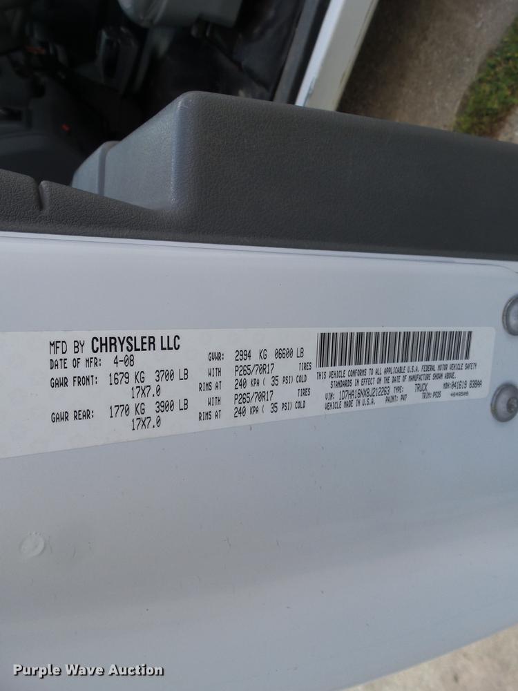 image for item DZ9429 2008 Dodge Ram 1500 pickup truck