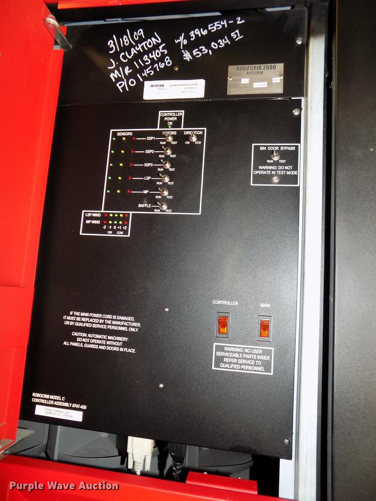 image for item DZ9525 2008 AutoCrib RoboCrib 2000 automated inventory parts crib