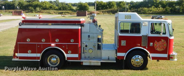 image for item EO9572 1993 KME Renegade Custom SFD fire truck