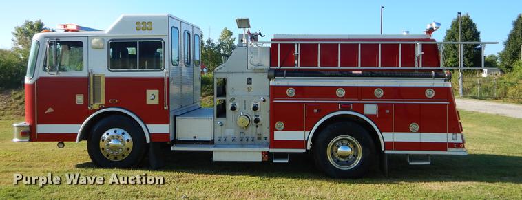 image for item EO9572 1993 KME Renegade Custom SFD fire truck