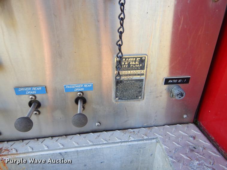 image for item EO9572 1993 KME Renegade Custom SFD fire truck