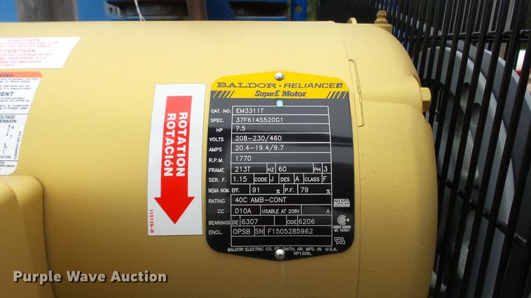 image for item FE9052 Quincy QT7.5 air compressor