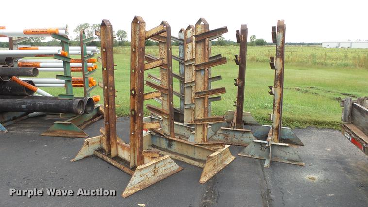 image for item FO9052 (6) steel pipe racks