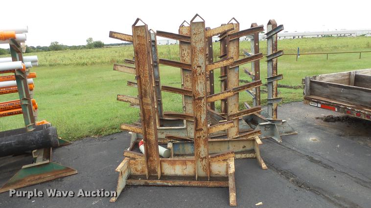 image for item FO9052 (6) steel pipe racks