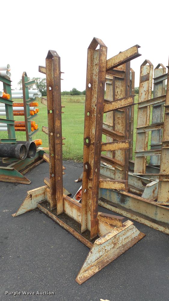 image for item FO9052 (6) steel pipe racks