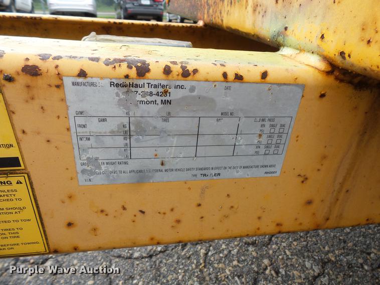 image for item FT9828 1999 Redi Haul utility trailer