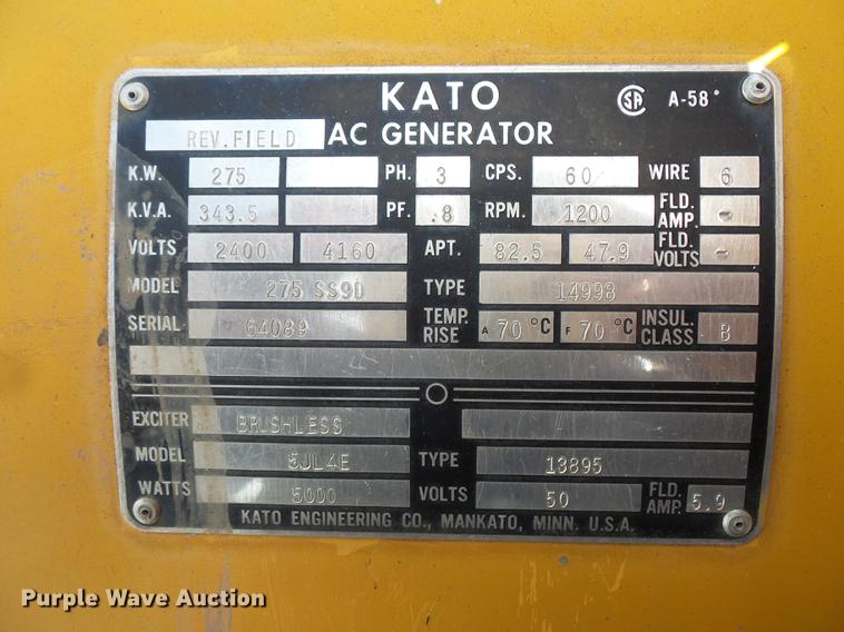 image for item FT9849 Caterpillar generator