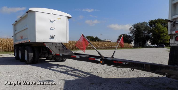 image for item DB8580 2003 Corn Husker 800R-52002-599 end dump pup trailer