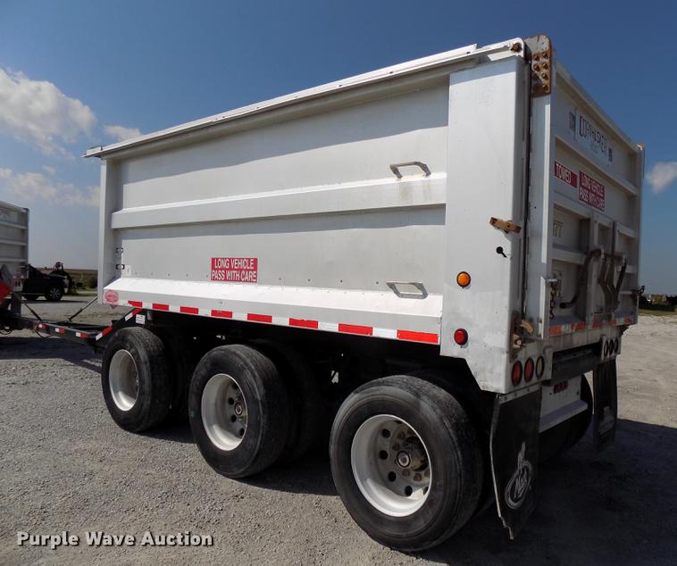 image for item DB8580 2003 Corn Husker 800R-52002-599 end dump pup trailer