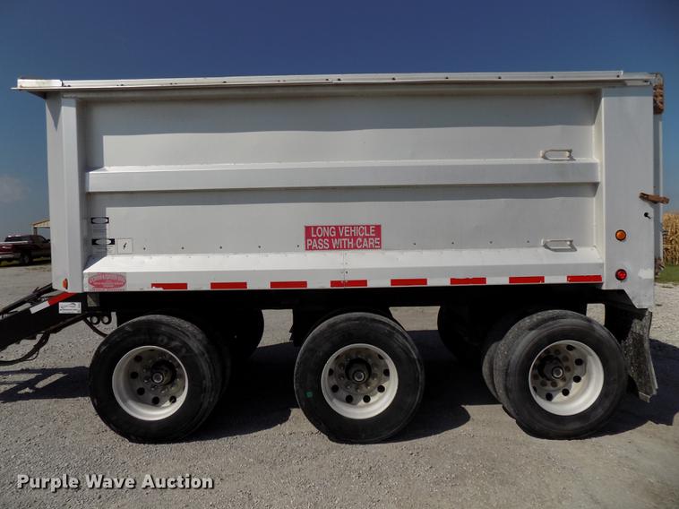 image for item DB8580 2003 Corn Husker 800R-52002-599 end dump pup trailer