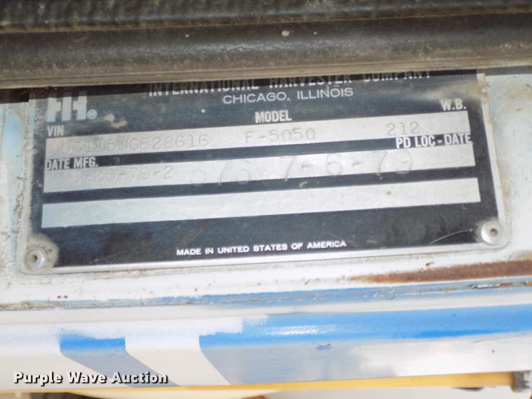 image for item DB8586 1979 International Paystar 5000 ready mix truck