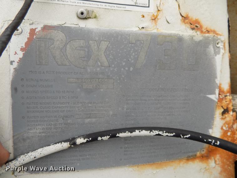 image for item DB8587 1995 Volvo Aero ACL ready mix truck