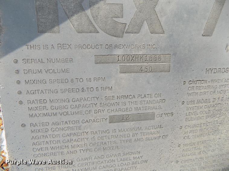 image for item DB8588 1995 Volvo Aero ACL ready mix truck