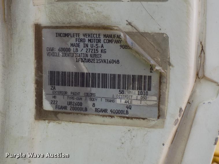 image for item DB8608 1995 Ford LT8000 ready mix truck