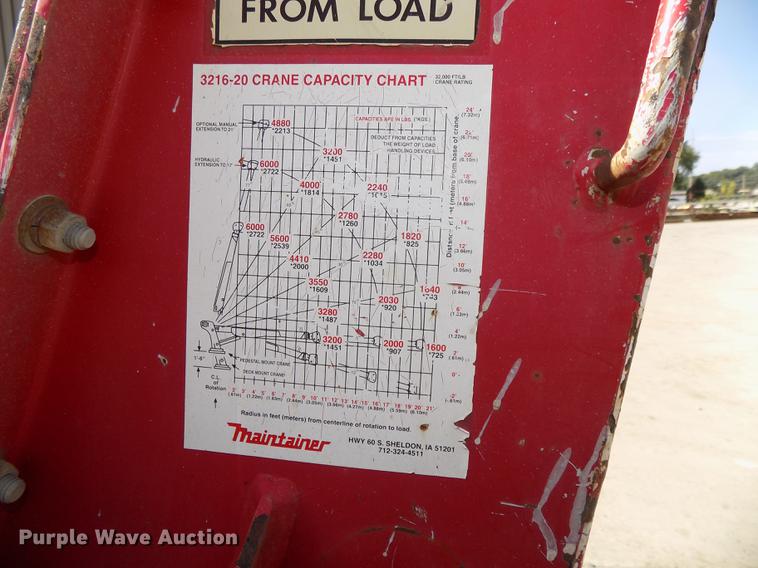 image for item DB8611 2000 Ford F550 Super Duty service truck with crane