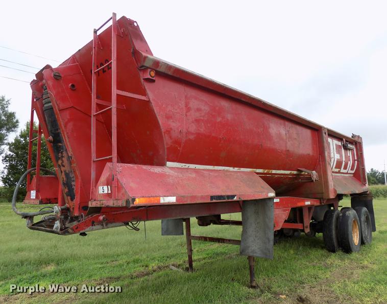 image for item DB8615 1995 Western Construction Components end dump trailer