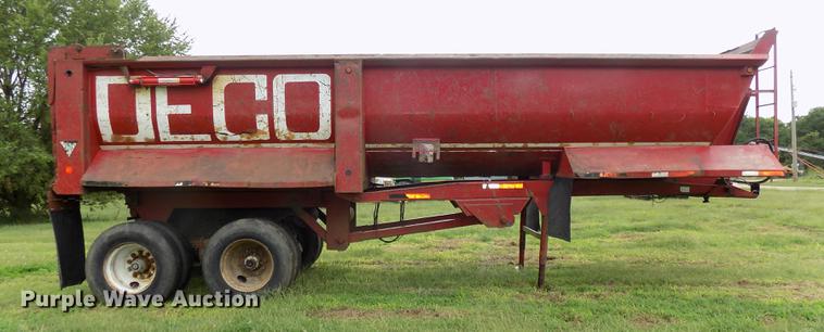 image for item DB8615 1995 Western Construction Components end dump trailer