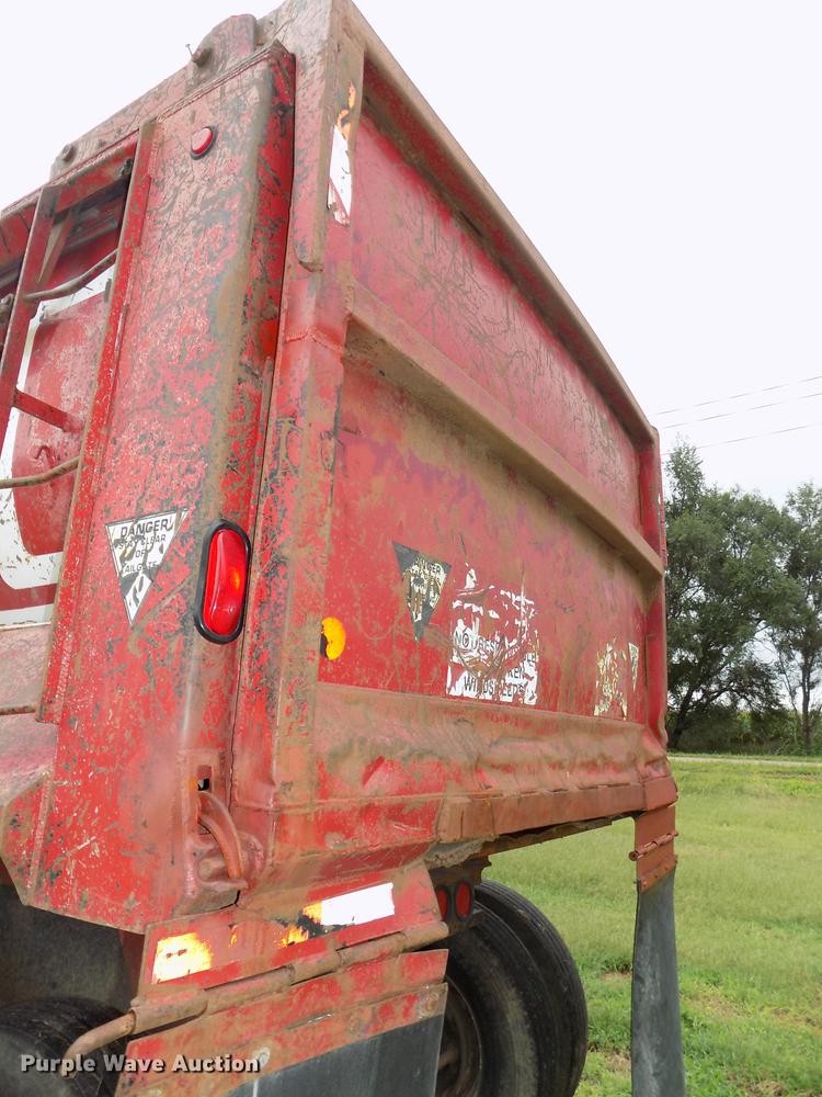 image for item DB8615 1995 Western Construction Components end dump trailer