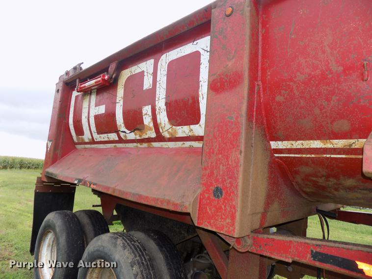 image for item DB8615 1995 Western Construction Components end dump trailer