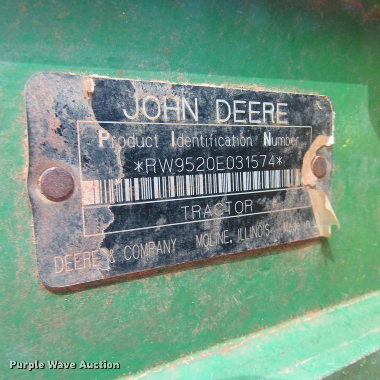 image for item DC0046 2005 John Deere 9520 4WD tractor