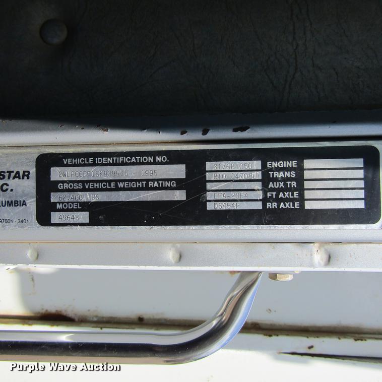 image for item DC0050 1995 Western Star 4900 dump truck