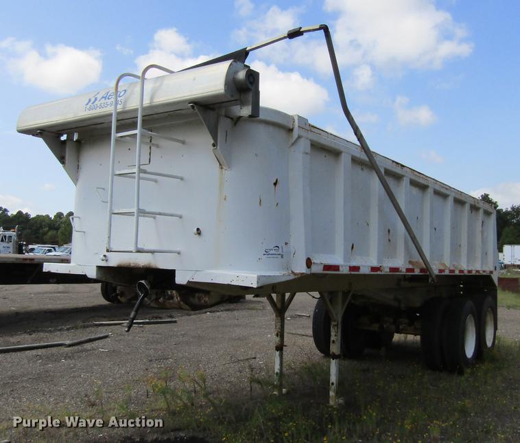 image for item DC0056 2000 Hilbilt 2424HDMT end dump trailer
