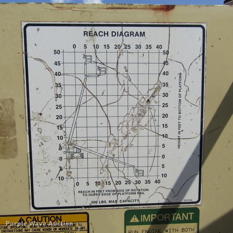 image for item DC0060 1999 JLG 40H boom lift