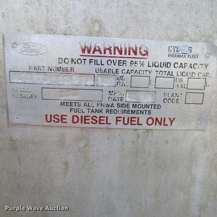 image for item DC0061 1995 Ford LTL 9000 semi truck