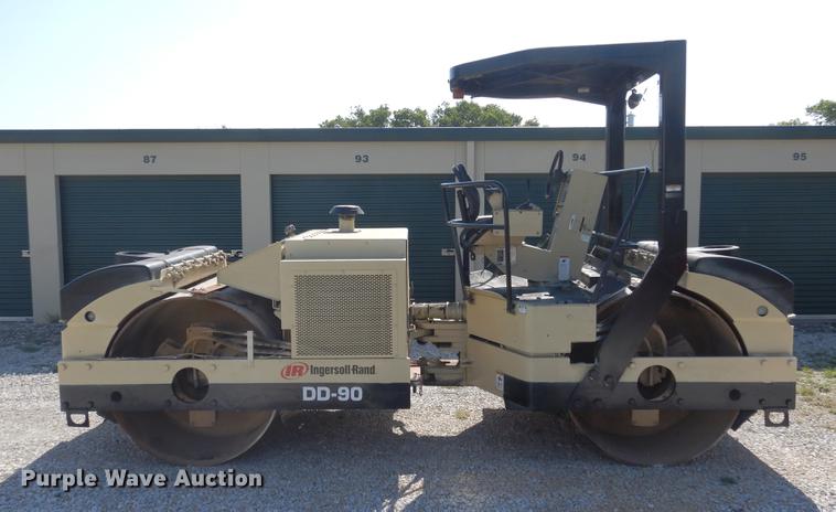 image for item DC5951 2003 Ingersoll Rand DD90 double drum vibratory compactor