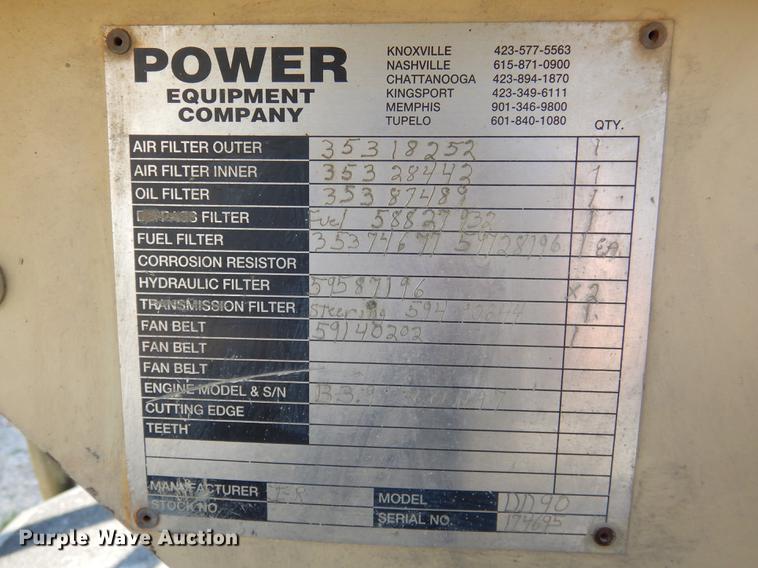 image for item DC5951 2003 Ingersoll Rand DD90 double drum vibratory compactor