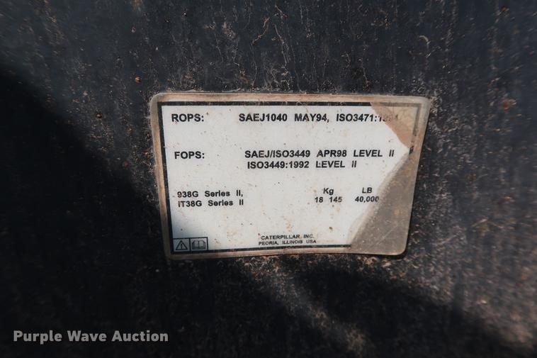 image for item DD5323 2006 Caterpillar 938G Series II wheel loader