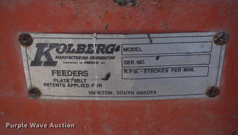 image for item DD6477 1979 Kolberg 1748-6 pug mill